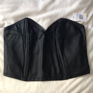 BRAND NEW black crop top
